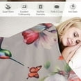 thumbnail image 3 of Nawypu Hummingbird Throw Blanket Butterfly Hummingbirds Theme Blanket for Women Girls Hummingbird Gifts for Bird Lovers Bird Flower Blanket for Couch Bed Outdoor, 3 of 6