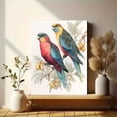 thumbnail image 6 of Exotic Parrot Branch Canvas Wall Art Print, Living Room Bedroom Office Study Decor, 6 of 8