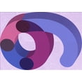 thumbnail image 1 of Ahgly Company Indoor Rectangle Patterned Bright Lilac Purple Area Rugs, 8' x 12', 1 of 6