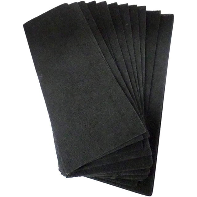– Pack of 24, Universal Cut-To-Fit Carbon Activated Pre-Filter Pads for Furnace Floor Register Vent – Fresh & Filtered Air for Indoor – Charcoal Air Filter Sheet – 4" x 12" – Black