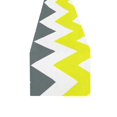 thumbnail image 2 of BSDHOME Chemin de Table Chevron Gris Jaune 14x72 Pouces, 2 of 4