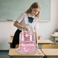 thumbnail image 5 of Kids Transparent Backpack Lightweight School Bookbag Large Capacity Shoulder Bag For Stadium Activities, 5 of 5