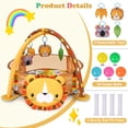 thumbnail image 6 of Babyeap 3-in-1 Baby Gym and Play Mat, Baby Activity with Ocean Ball Sensory Toys Gifts, 0-36 Months, 6 of 9