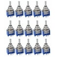 thumbnail image 1 of Toggle Switch Double Throw Rocker Switches Simple Operation Waterproof MTS-102-103-202-403-223 Self-locking ON/OFF Power Button Contactor 15 Pieces, 1 of 7