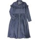 thumbnail image 1 of Vestido Midi Free People con volantes sólidos azul grande, 1 of 1