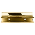 thumbnail image 4 of CRL EH130 Brass Rectangular Interior Shower Shelf Clamp with Support Leg, 4 of 6