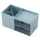 thumbnail image 1 of Organizador de escritorio elegante con cajones transparentes, almacenamiento de escritorio multiusos para uso en la oficina y el hogar, con material ABS de alta calidad, tamaño perfecto para, 1 of 5