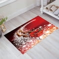 thumbnail image 1 of Christmas Floor Mat, Christmas Decoration Rug, Bath Mat Santa Claus Rug, Non-Slip Door Mat Christmas Pattern, Non-Slip Floor Covering Christmas Print, 1 of 5