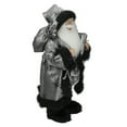 thumbnail image 4 of Northlight 24" Santa Claus with Gifts Christmas Figure - Silver and Black, 4 of 5