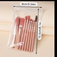 thumbnail image 4 of CHUANK 8pcs Kabuki Mini Makeup Brush Set – Oval Brush Design  Professional Cosmetic Tools for Blush  Highlighter  Eyeshadow  Powder  Concealer  Eyebrow – Unscented  Polyester Bristles, 4 of 7