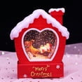 thumbnail image 5 of Caja de música con bola de cristal de Navidad, adornos, caja de música, muñeco de nieve viejo, nieve giratoria, regalo de Navidad para niños 030, 5 of 5