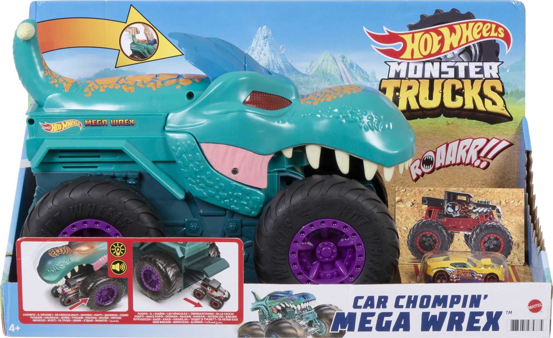 Pista Hot Wheels Monster Truck Mega W-Rex