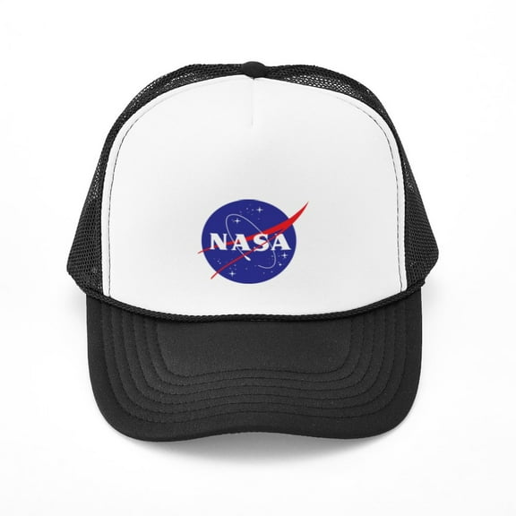 CafePress - NASA Logo - Adjustable Unisex Printed Trucker Hat with Mesh Back