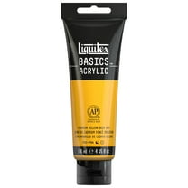 Liquitex BASICS Acrylic Color, 4 oz. Tube, Cadmium Yellow Deep Hue