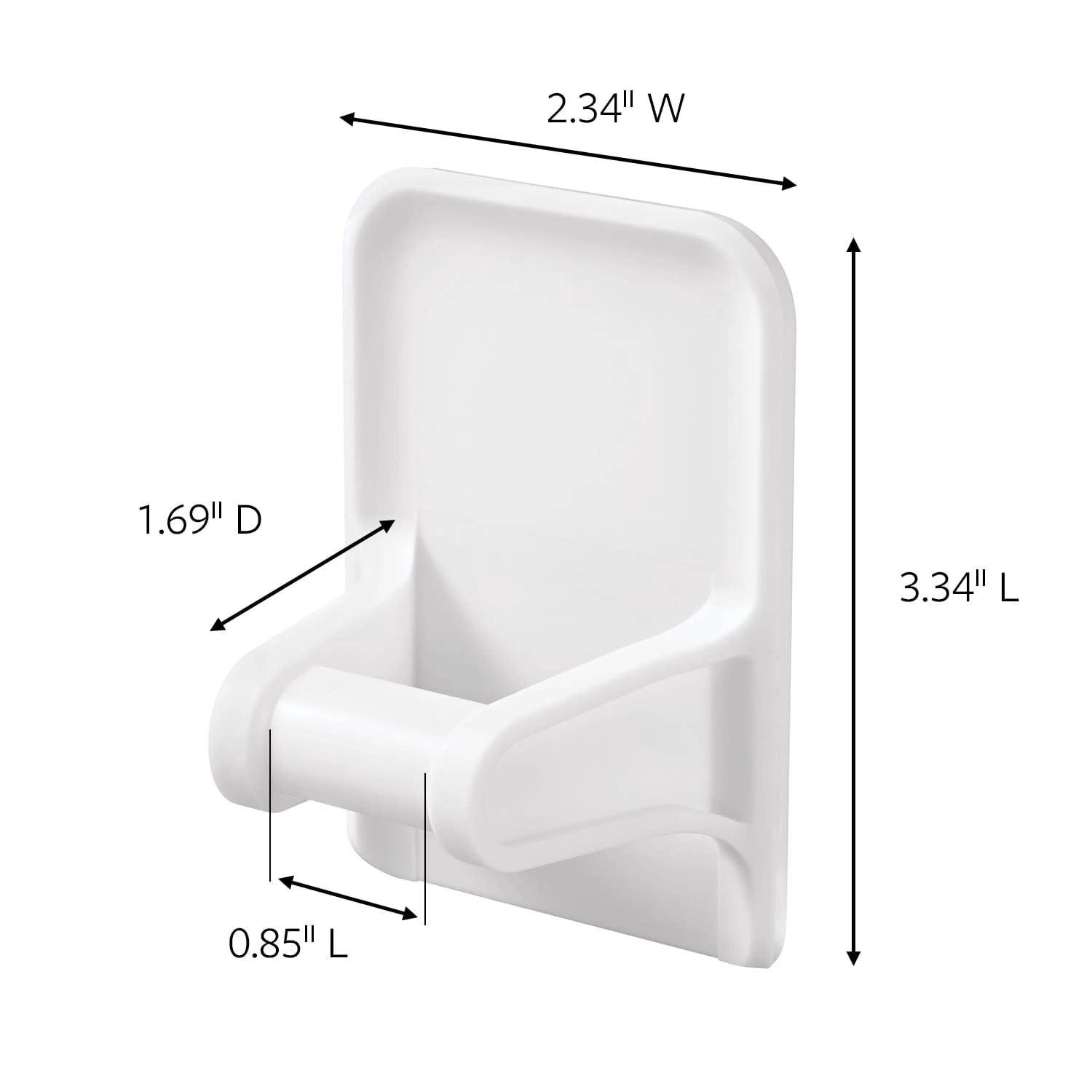 (2 pack) Command Spray Bottle Hangers, 2 White Hangers, 4 Strips