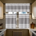 thumbnail image 3 of Amzcrzy Short Curtains 2D Print Kitchen Short Curtainwashable Kitchen Decor Curtainhalf Window Curtain for Kitchen Window Waterproof Light Filtering Curtain for Homecaf Curtains Room Decor, 3 of 7