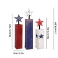thumbnail image 3 of Independence Day Decoration,Wooden Festival Table Decor Set Distressed Solid Wood Desktop Ornament Stable Standing Holiday Atmosphere Prop Compact Size Indoor Scene Layout Piece For Family Gathering, 3 of 7