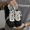 thumbnail image 2 of Men Retro Lace‑Up Low Top Casual Skate Sneakers Daily Training Shoes, 2 of 8