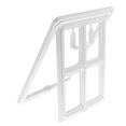 thumbnail image 1 of Puerta de Perro Colco con Solapa de Gato Bloqueo 2 Vías blanco L, 1 of 7