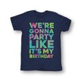 thumbnail image 2 of Instant Message - We're Gonna Party Like Its My Birthday-TODDLER SHORT SLEEVE TEE-2T, 2 of 6