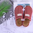 thumbnail image 3 of 10PCS Sandal Display Hangers Shoe Hangers Retail Shoe Drying Rack Shelf Shoe Display Hooks Plastic Shoes Hangers Slippers Hanging Rack, 3 of 6