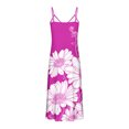 thumbnail image 3 of Vestido de Verano Casual de las Mujeres, Impresión Plegada Casual de Verano, Vestido de Cuello en V sin Mangas de Camis, 3 of 5