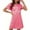 Hot Pink, variant on Bnwani Women'S Nightgowns Knit Homewear Comfortable Pockets Green Size S-XXL