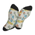 thumbnail image 5 of Pofeuu Skateboard Print Crew Socks, Adult Running Hiking Socks for Youth and Adult, 5 of 7
