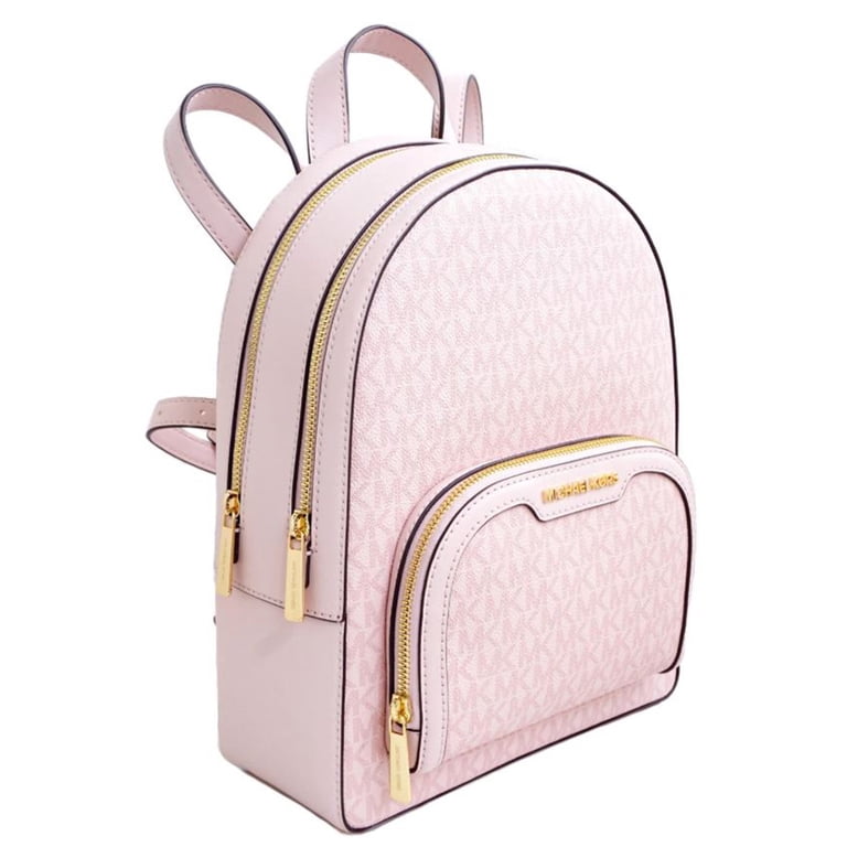Michael Kors Women's Backpack Bag MK Jaycee MD PKT Logo Powder