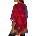 thumbnail image 5 of Neewe Women's Summer Flowy Kimono Cardigans Boho Beach Cover Up Tops Cover Up Swimwear Cardigan, 5 of 7