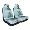 thumbnail image 2 of Salouo Dog Wrapped in Towel Pattern Car Seat Covers,Universal Car Seat Protectors Easy to Install Car Cover Car Accessories Auto/rucks/Van/SUV-2 PCS, 2 of 9
