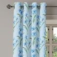 thumbnail image 3 of Ambesonne Grommet Curtain, , 50"x72", Sea Blue and Fern Green, 3 of 5