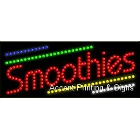 - Smoothies LED Sign (High Impact, Energy Efficient)