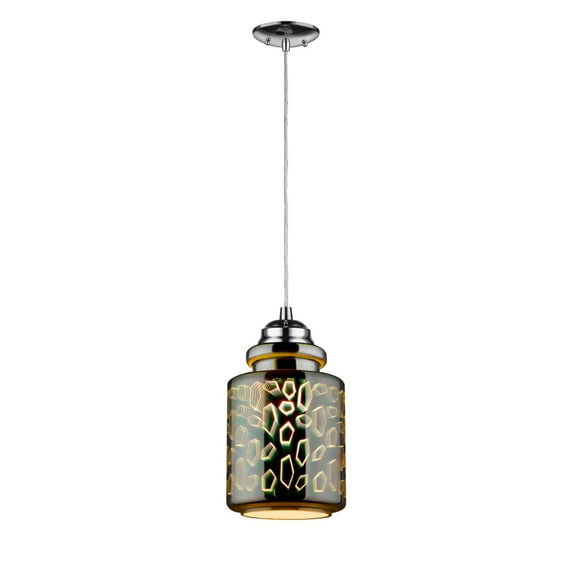 One Light Pendant (5-1/8" W x 8-1/4" H)