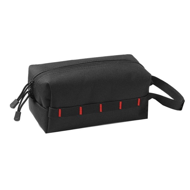 Caja dispensadora de papel para acampar al aire libre, bolsa de pañuelos portátil para colgar en el agua, para mochileros, color negro