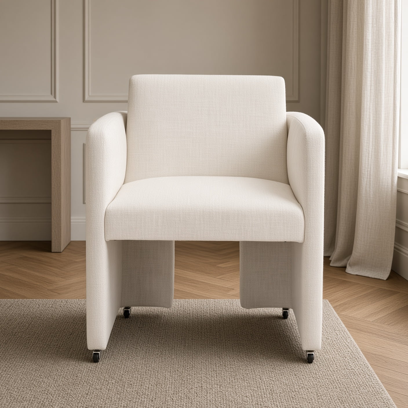 modern dining chair with arms product