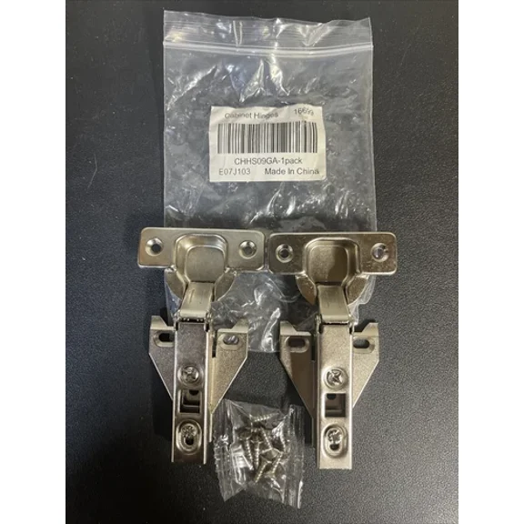 Probrico 1 Pair 2 Pack Kitchen Cabinet Hinges For Face Frame Concealed & Screws