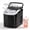 A Style-Black, variant on Countertop Portable Bullet Ice Maker Machine, 26lbs Daily Output, 6 Mins Fast Ice Production, One Touch Operation Auto Self Clean for Home Office RV Dorm Bar