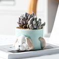 thumbnail image 4 of Ceramic Flowerpot Flowerpot Animal Cartoon Ceramic Multi-color Vertical Garden Pots for Home, 4 of 6