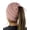 Indi Pink, variant on BeanieTail Cotton Blend All Season Daily Messy High Bun Ponytail Beanie Hat, Indi Pink
