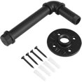 thumbnail image 1 of Toilet paper holder, wall mounted toilet paper iron pipe holder, toilet paper roll holder, 1 of 5