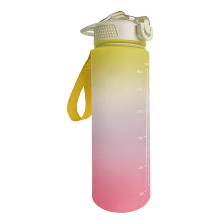 

1L Sports Water Cup Male Large-capacity Student Plastic Water Bottle Fitness Cup Straw Kettle Outdoor Super Large Space Cup
