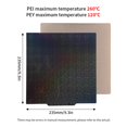 thumbnail image 2 of ZOUSSIQI Double-Sided Build Plate, PEY Starry Sky + PEI Textured Spring Steel 235x235mm Without Soft Magnetic Base, Printing Platform for K1/K1 Max Model 3D Printer CA919-29362, 2 of 9