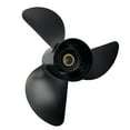 thumbnail image 3 of Propeller 13 1/4x17 for JOHNSON Outboard 3 Blades Aluminum Prop 15 Tooth RH 13.25x17, 3 of 4