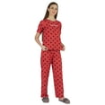 thumbnail image 2 of Inkmeso Womens Pajama Sets Soft Sleepwear Printed Sleep Top & Long Pajama 2 pc Pjs, 2 of 7