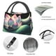 thumbnail image 4 of Fotbe Snake Holding A Lotus Bolsa Térmica Portátil con Estampado, Bolsa de Entrega de Alimentos Aislada, Bolsa Reutilizable de Gran Capacidad para Comidas y Supermercado, 4 of 6
