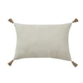 thumbnail image 4 of Mainstays Breathe 12" x 18" Taupe Typography Cotton Decorative Pillow, 4 of 6