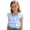 Blue KQWP2, variant on Girls' Tops, Tees & Blouses Young Girl's Layered Ruffle Top Square Neck Sleeveless Chiffon Blouse Stylish Casual Outfit(2-3 Years,Blue)