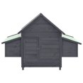 thumbnail image 4 of Charmma Chicken Coop Gray and White 59.8"x37.7"x43.3" Solid Firwood, 4 of 8
