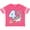 Football Pink and White, variant on Inktastic 4th Birthday Shark with Cake Boys or Girls Toddler T-Shirt